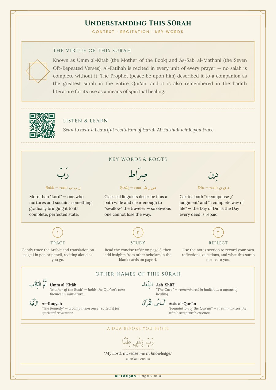 Page 2 — understanding the surah