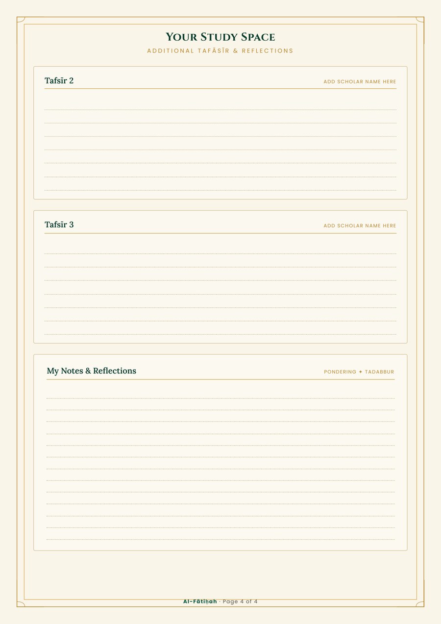 Page 4 — your notes